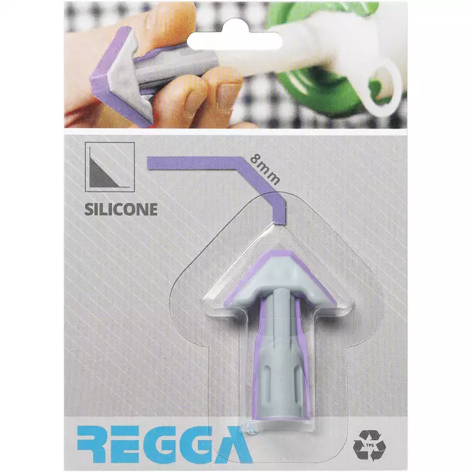 Špička na kartuše Regga fialová 8 mm plochá