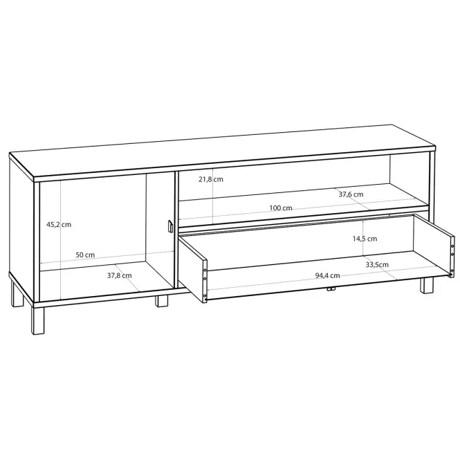 TV stolík Skelbit RTTT222L-D95D,7