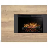 Elektrický krb Bia 26 čierny/dub svetlý