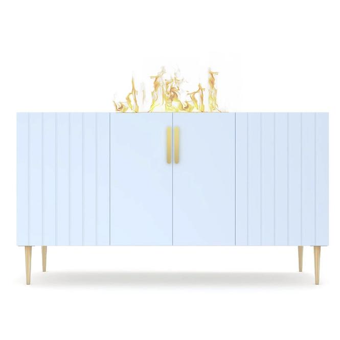 Elektrický krb Prins 500r  Baby Blue