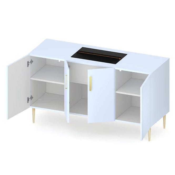 Elektrický krb Prins 500r  Baby Blue,3
