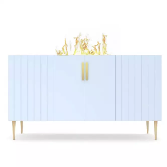 Elektrický krb Prins 500  Baby Blue