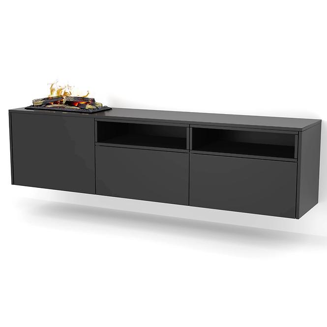 Elektrický krb Tecero Cassette 400/600 čierny