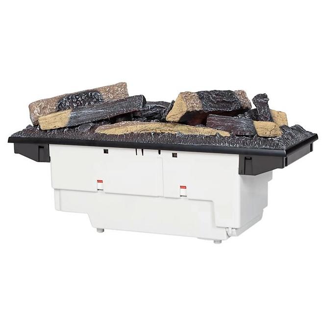 Elektrický krb Tecero Cassette 400/600 biely mat,3