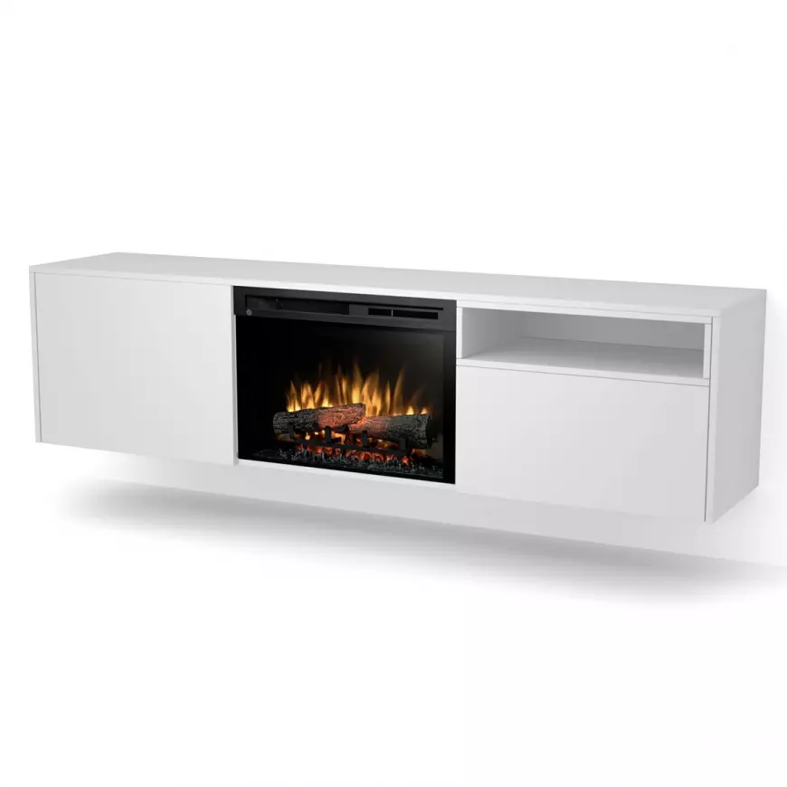 Elektrický krb Tecero 26" biely mat