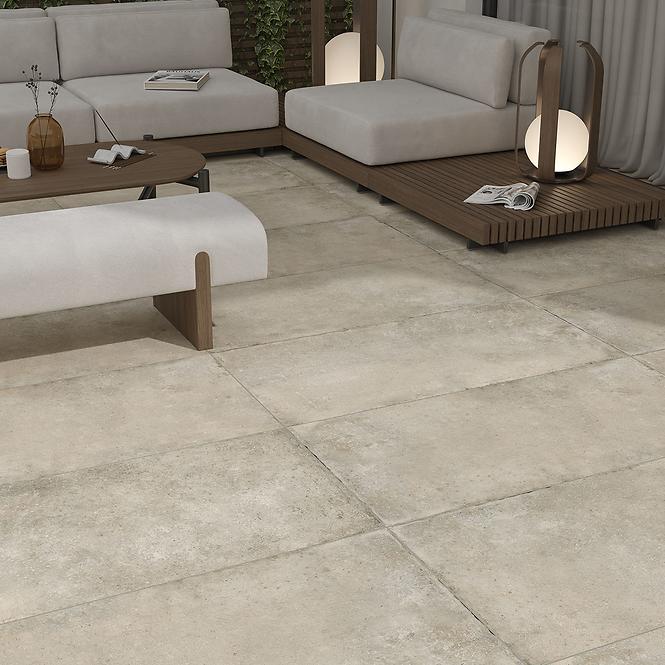 Terasové dlaždice Toskana Rustic Grey 20 mm 59,3/59,3 Rekt.