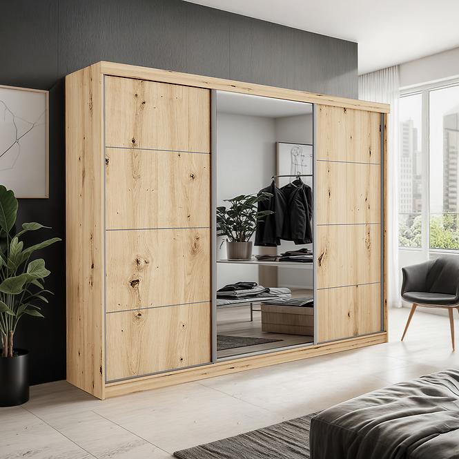 Skriňa Palermo 250 artisan + zrkadlo