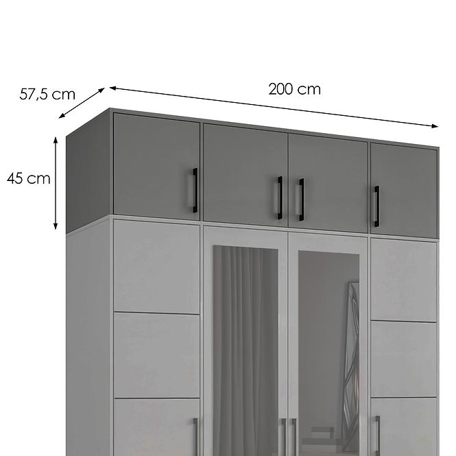 Nadstavec Belluno 200 grafit