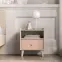 Nočný stolík Mevel 10 Púštny piesok/Mill. Pink,3