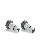 Redukcia - adaptér 32/38 mm so skrutkovým pripojením, 2 ks.
