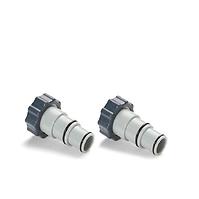 Redukcia - adaptér 32/38 mm so skrutkovým pripojením, 2 ks.