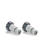 Redukcia - adaptér 32/38 mm so skrutkovým pripojením, 2 ks