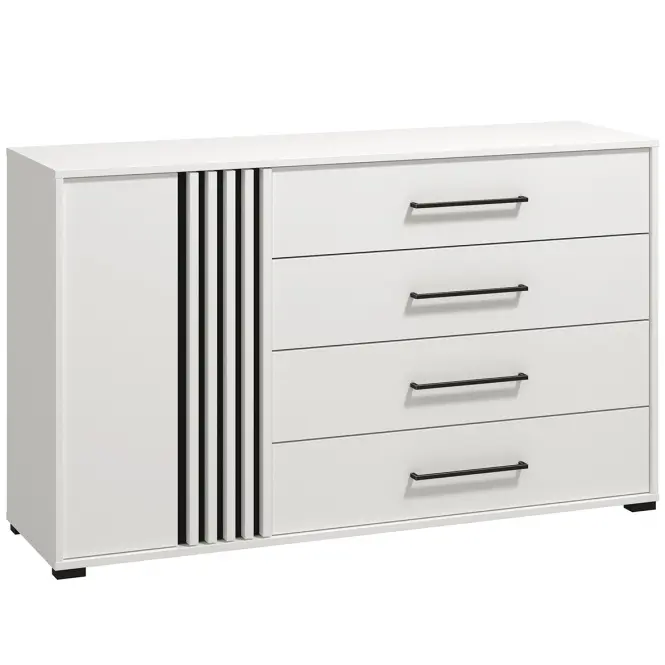 Komoda Ascalon 2k4f 135 Biely 11013853