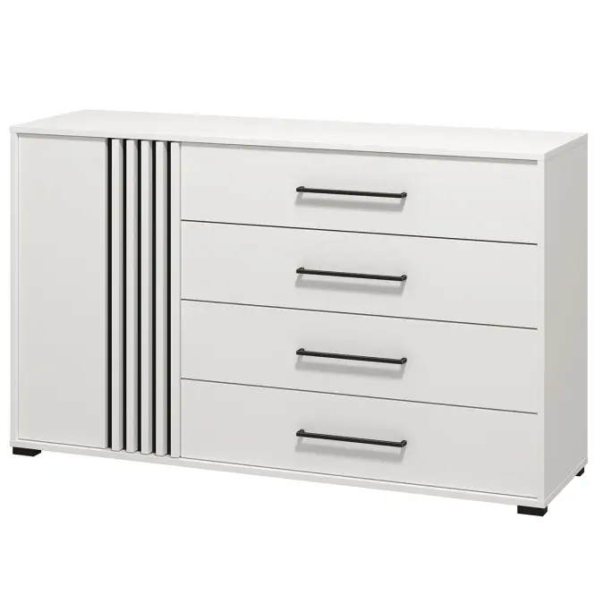 Komoda Ascalon 2k4f 135 Biely 11013853,4