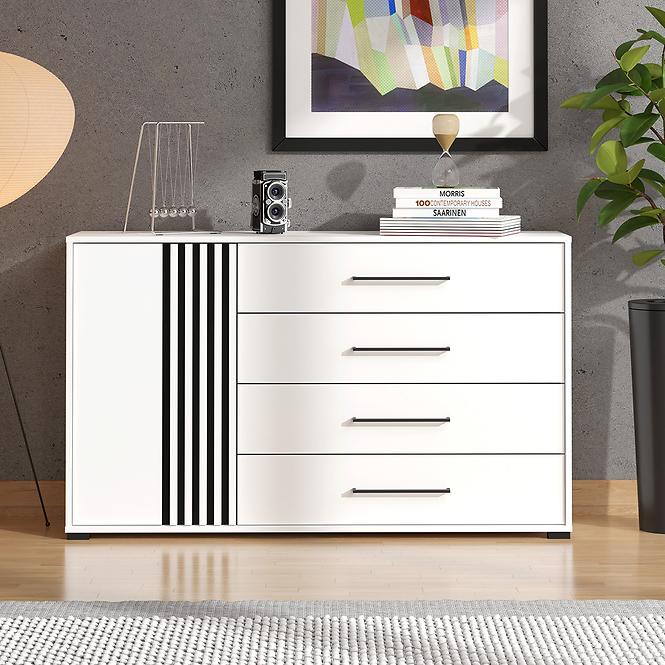 Komoda Ascalon 2k4f 135 Biely 11013853