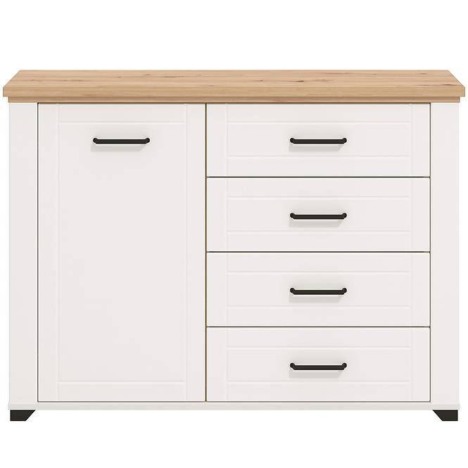 Komoda Valencia 2k4f Biely 11011502