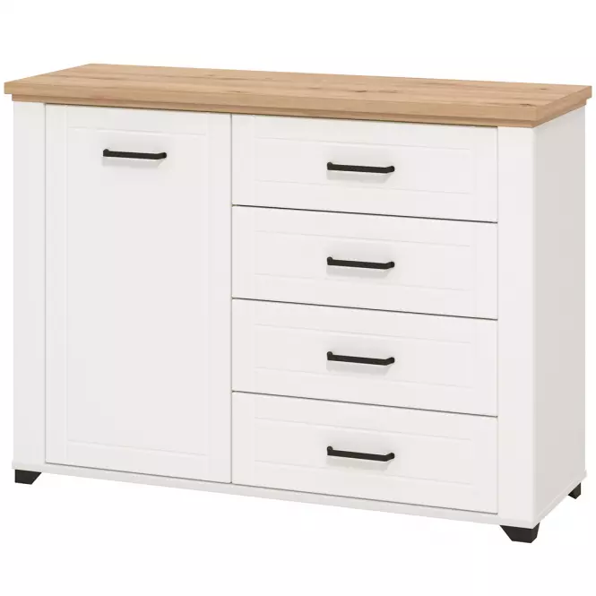 Komoda Valencia 2k4f Biely 11011502