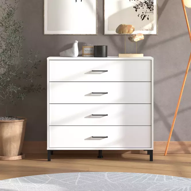 Komoda Vienne 4k Biely 11013600