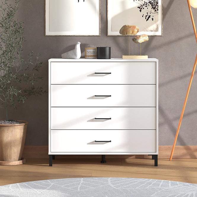 Komoda Vienne 4k Biely 11013600