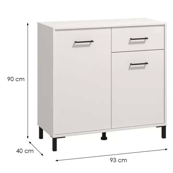Komoda Vienne 2k1f Biely 11013599
