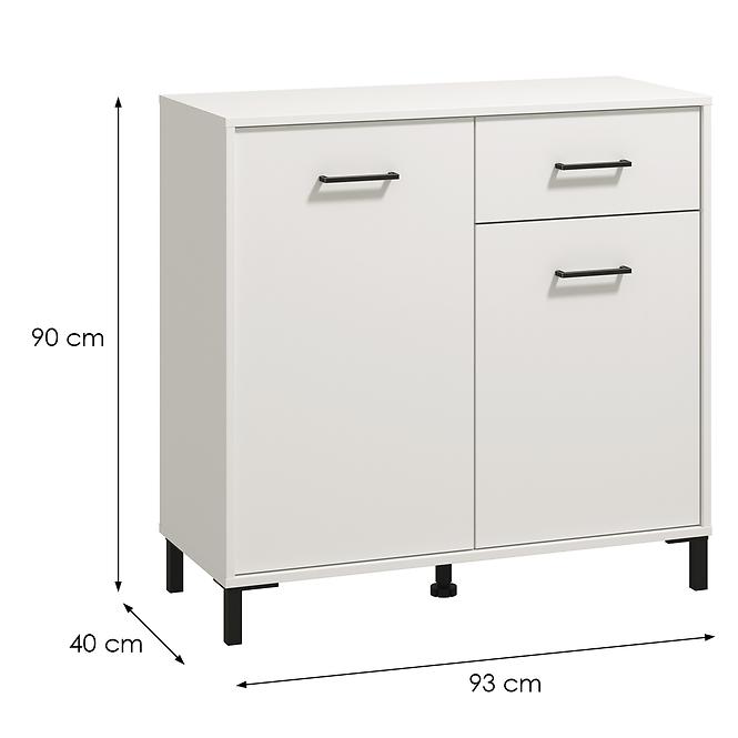 Komoda Vienne 2k1f Biely 11013599