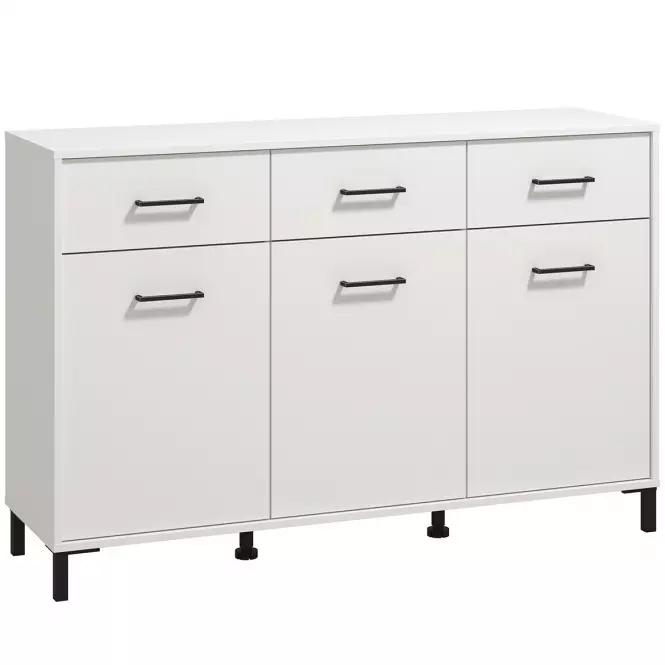 Komoda Vienne 3k3f Biely 11013601