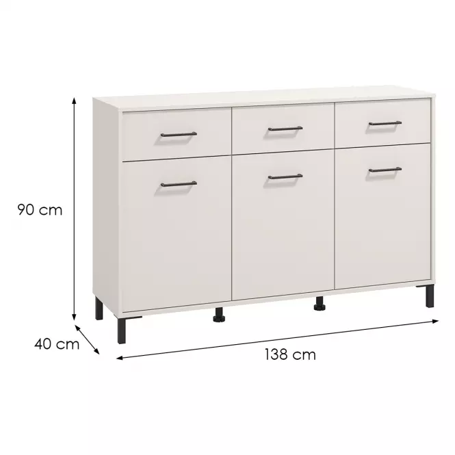 Komoda Vienne 3k3f Kašmír 11013865