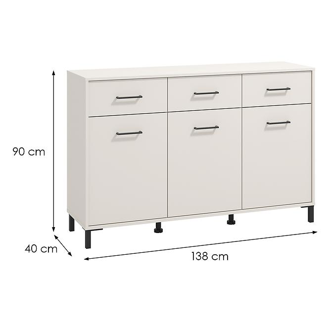 Komoda Vienne 3k3f Kašmír 11013865