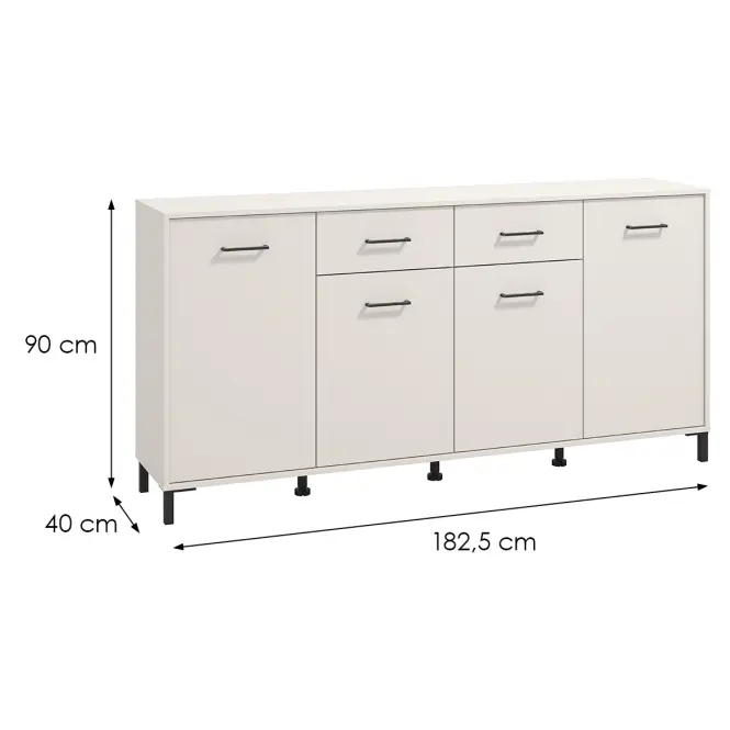 Komoda Vienne 4k2f Kašmír4 11013615,2