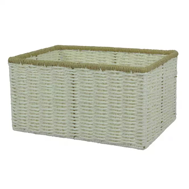 Košík taupe m 35x25 v18
