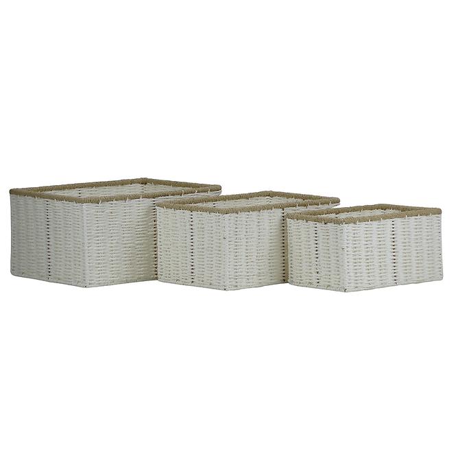 Košík taupe m 35x25 v18