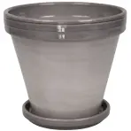 Kvetináč BLT sivá lazúra 10 cm + podmiska 9 cm