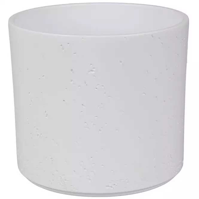 Obal na kvetináč Pillar Lava 14  cm biely mat