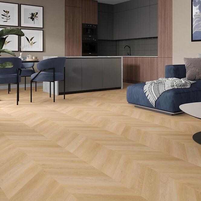 Vinylová podlaha SPC 91829 Dąb Stafford Chevron 4V 4,5mm 0,3mm