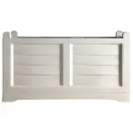 Kvetináč hrantík biely