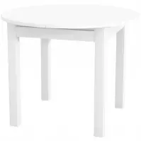 Skladací stôl Aurora 96/126x96cm biela