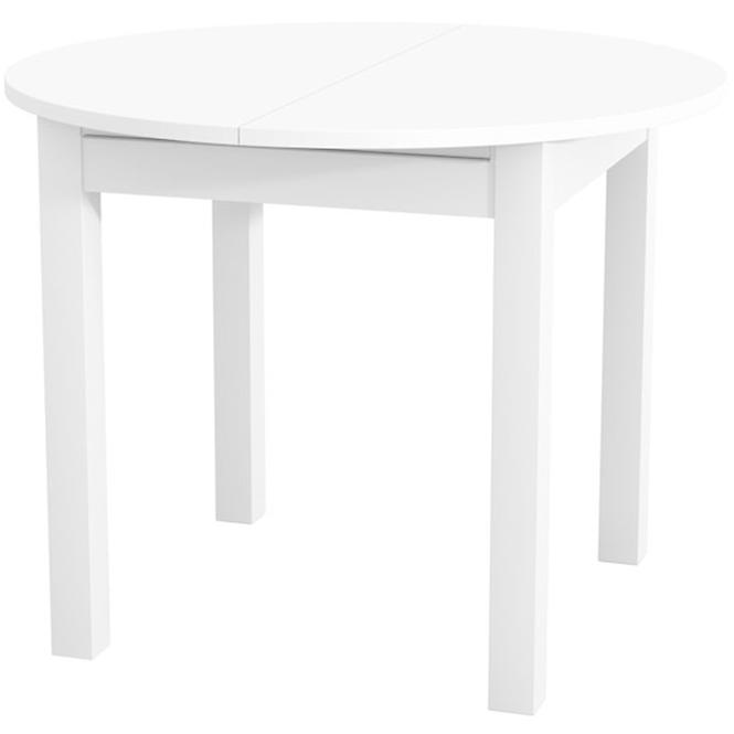 Skladací stôl Aurora 96/126x96cm biela