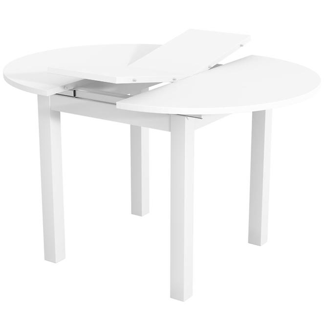 Skladací stôl Aurora 96/126x96cm biela