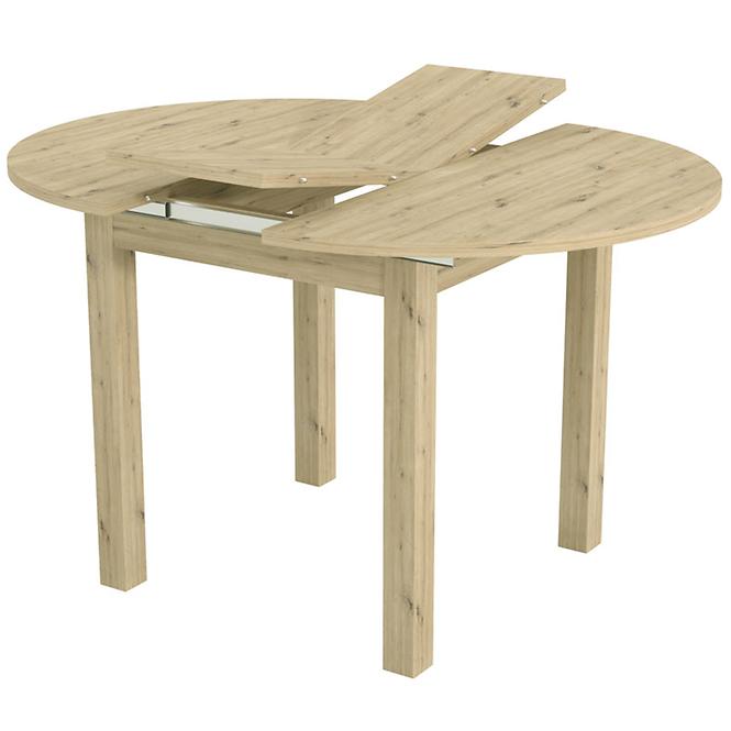 Skladací stôl Aurora 96/126x96cm dub artisan