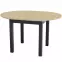 Skladací stôl Aurora 96/126x96cm dub artisan/čierna,3