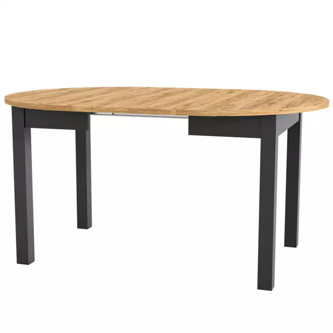 Skladací stôl Indus 02 105/240x105cm dub craft/čierna