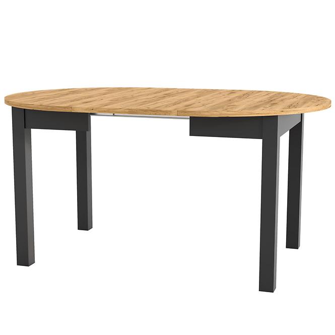 Skladací stôl Indus 02 105/240x105cm dub craft/čierna