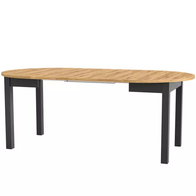 Skladací stôl Indus 02 105/240x105cm dub craft/čierna