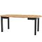 Skladací stôl Indus 02 105/240x105cm dub craft/čierna,4