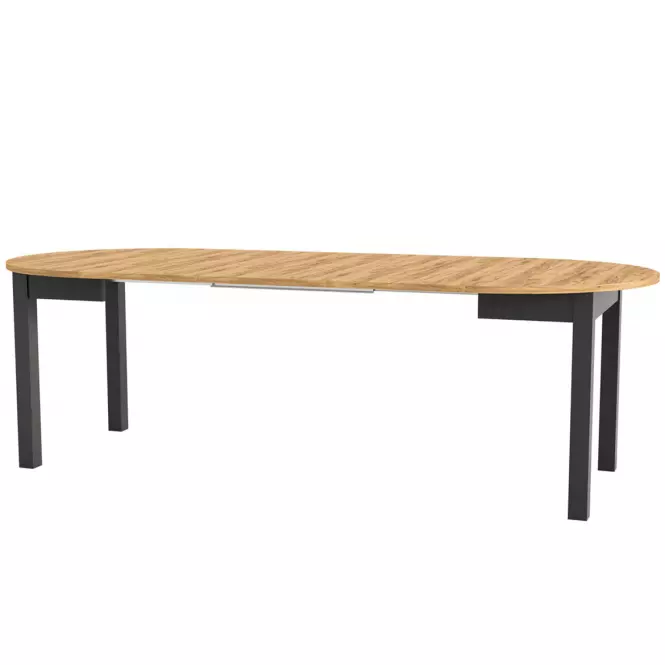Skladací stôl Indus 02 105/240x105cm dub craft/čierna