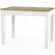 Skladací stôl Orion 03 100/160x60cm dub riviera/biela