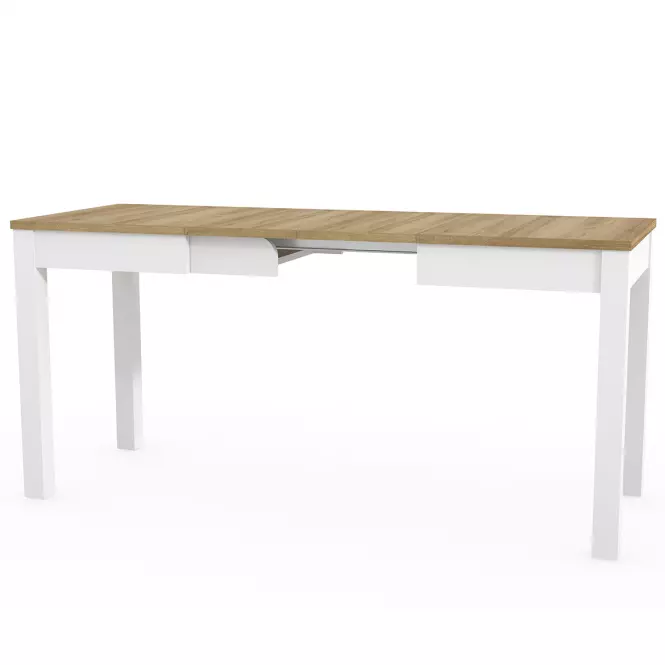 Skladací stôl Orion 03 100/160x60cm dub riviera/biela