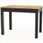 Skladací stôl Orion 03 100/160x60cm dub craft/čierna