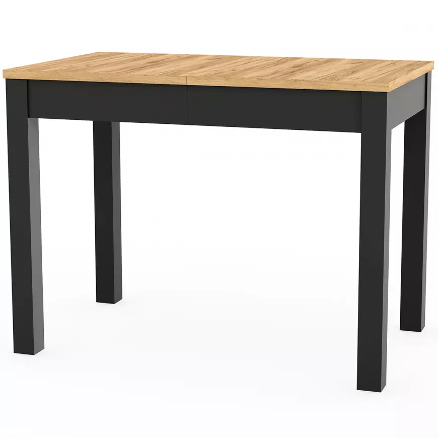 Skladací stôl Orion 03 100/160x60cm dub craft/čierna