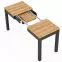Skladací stôl Orion 03 100/160x60cm dub craft/čierna,4